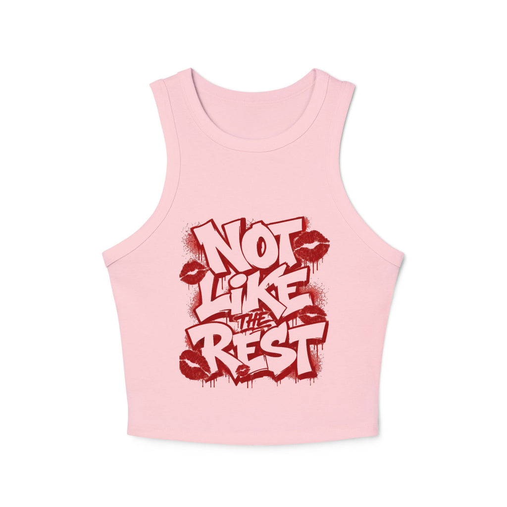 Not like the other Women's Micro Rib Racer Tank Top