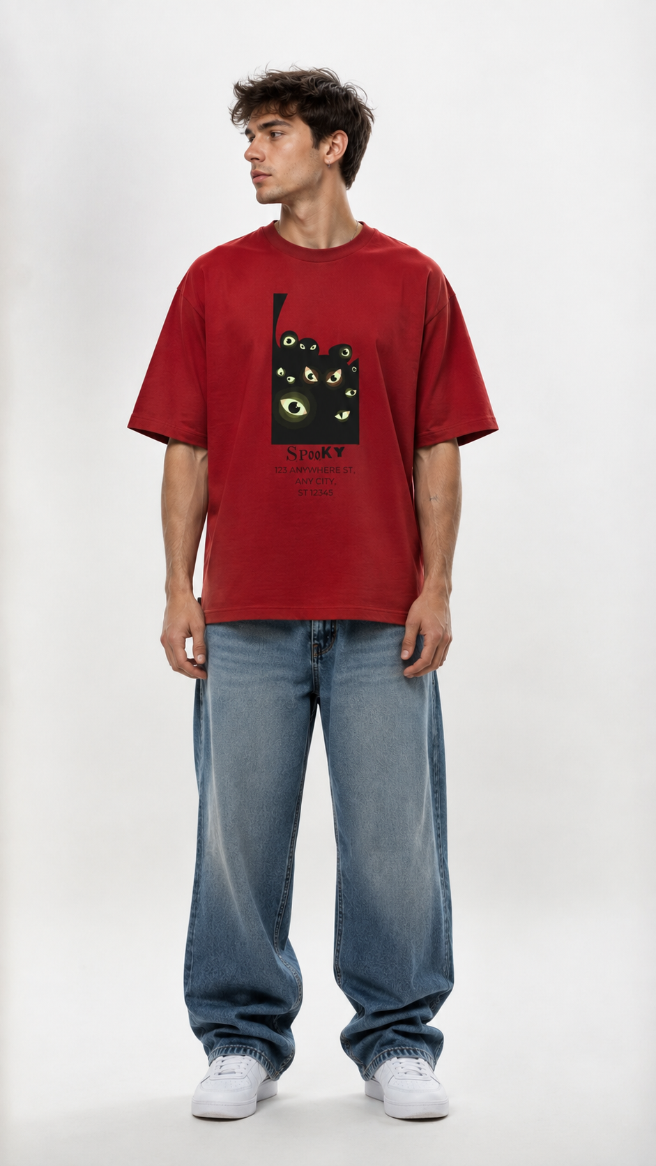 spooky men's tees design