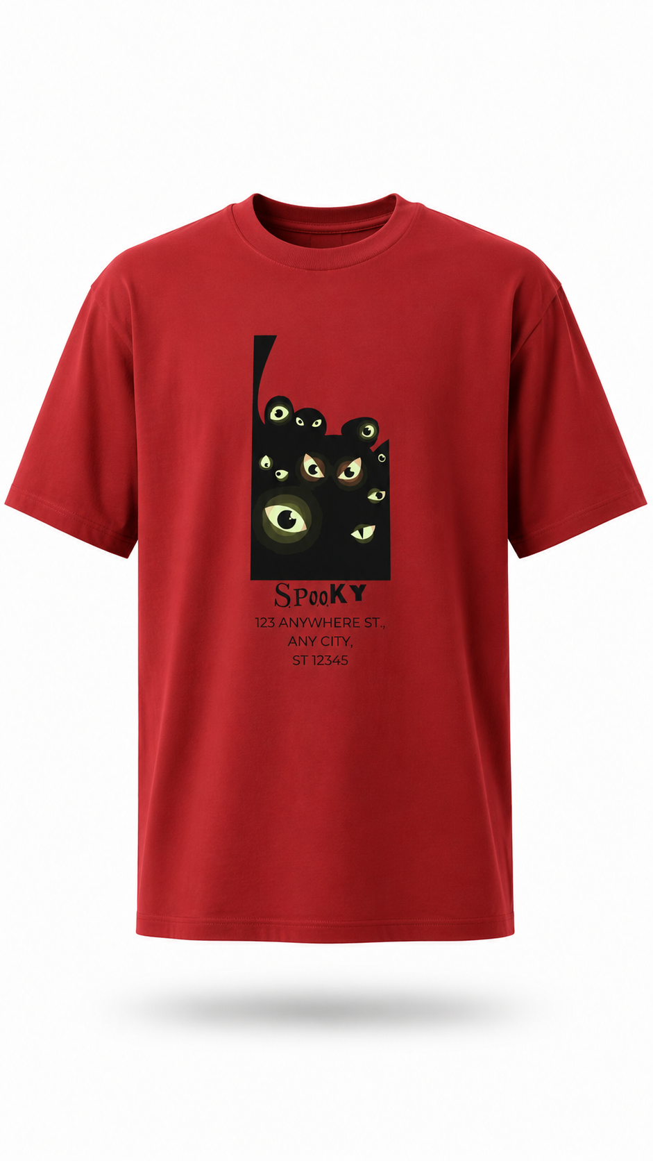 spooky men's tees design