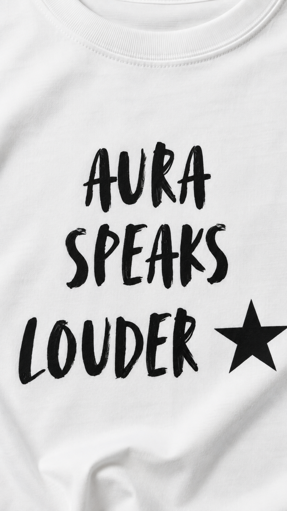 aura speaks louder-Men's Box Tee