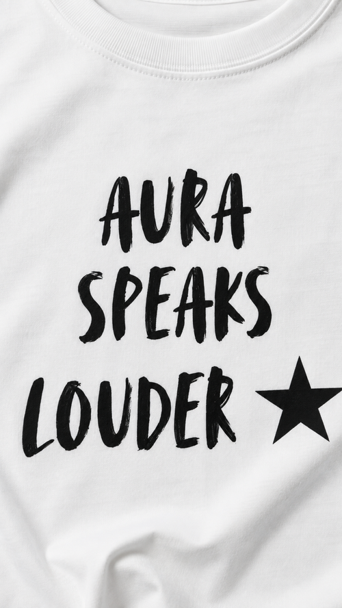 aura speaks louder-Men's Box Tee