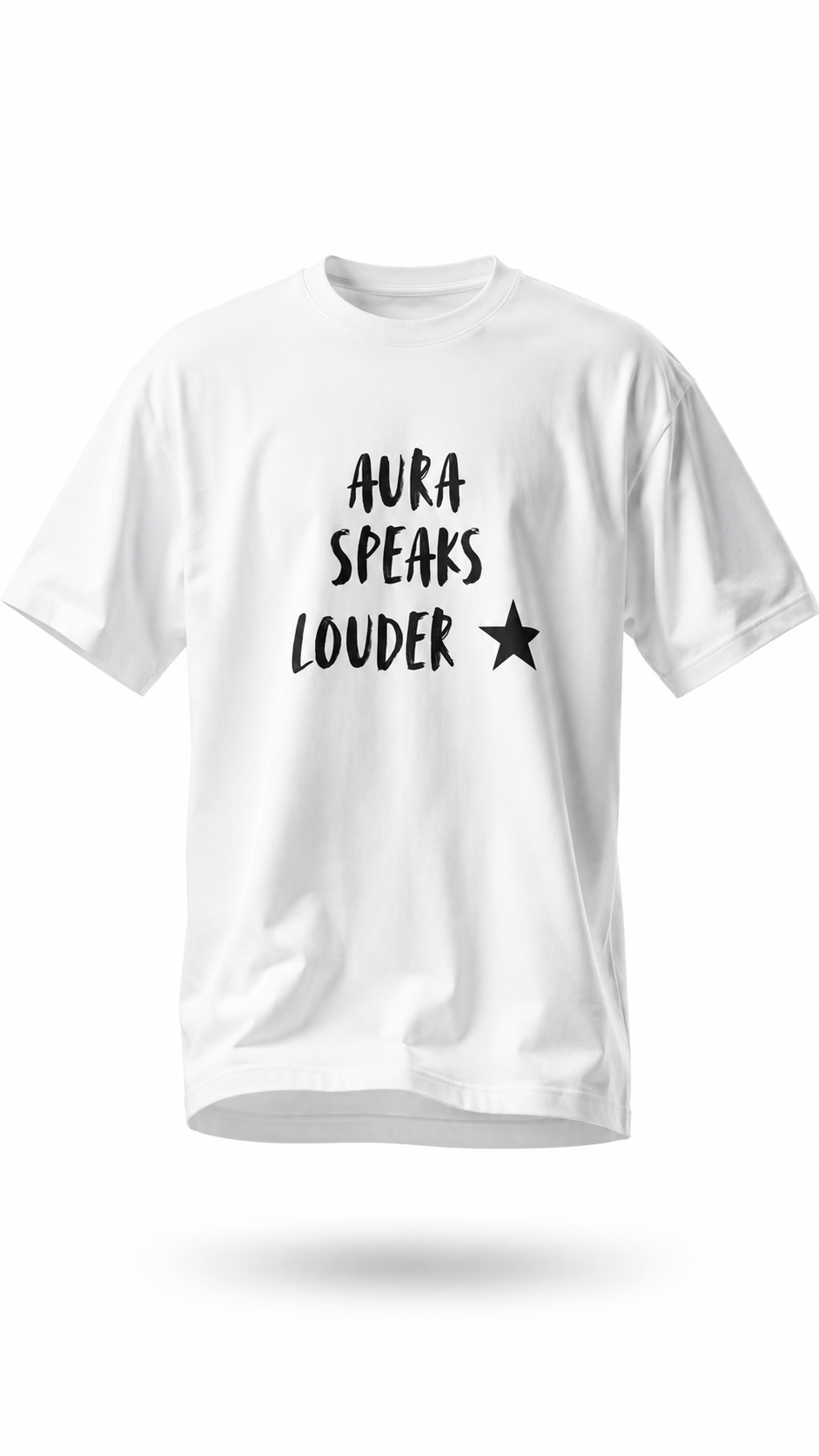 aura speaks louder-Men's Box Tee