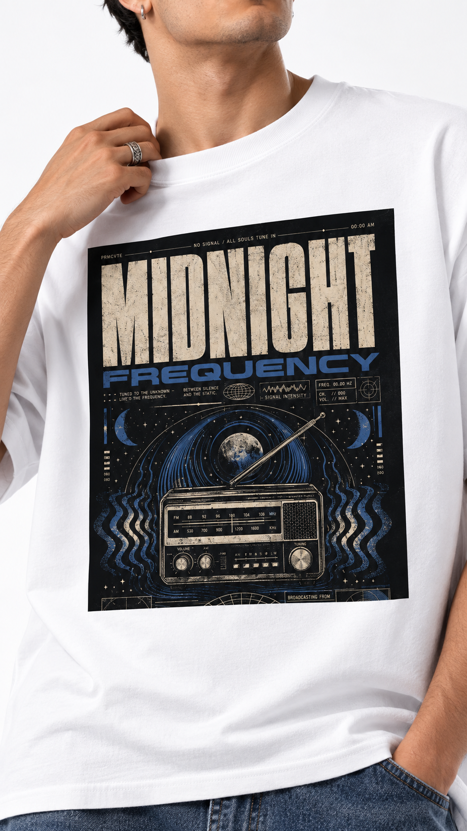 MIDNIGHT FREQUENCY-MEN'S T-SHIRTS