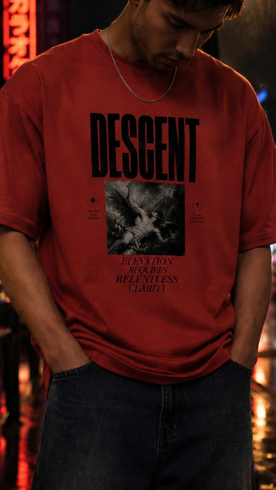 descent Max Heavyweight Garment-Dyed T-Shirt