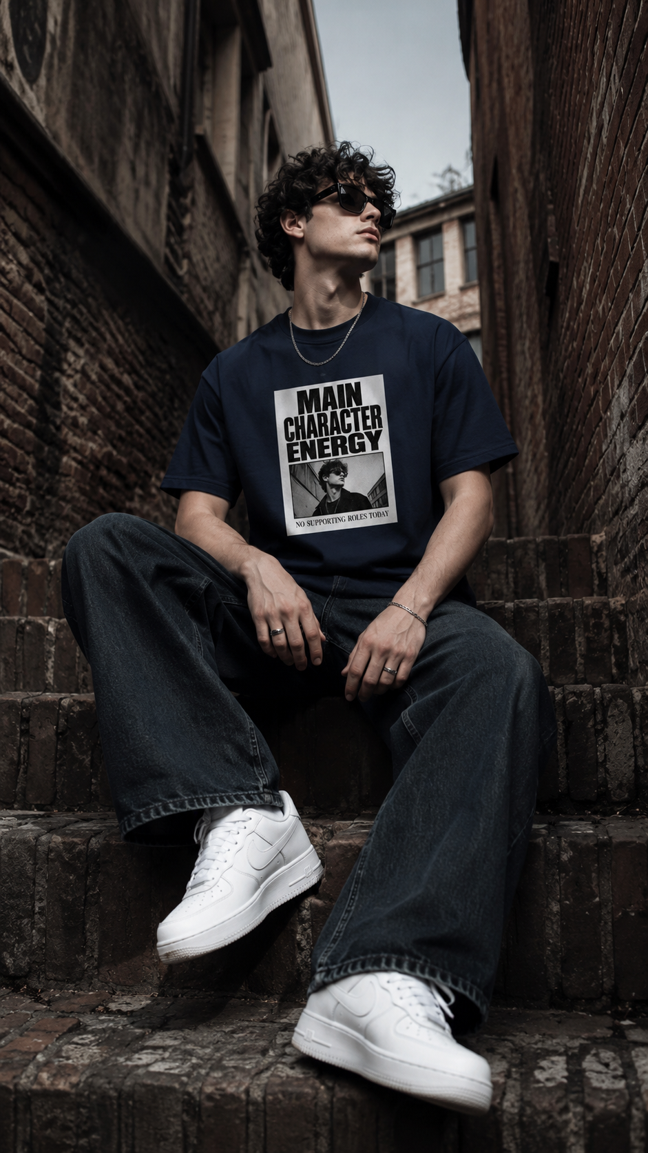 no supporting role today Men's Box Tee