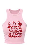 Not like the other Women's Micro Rib Racer Tank Top