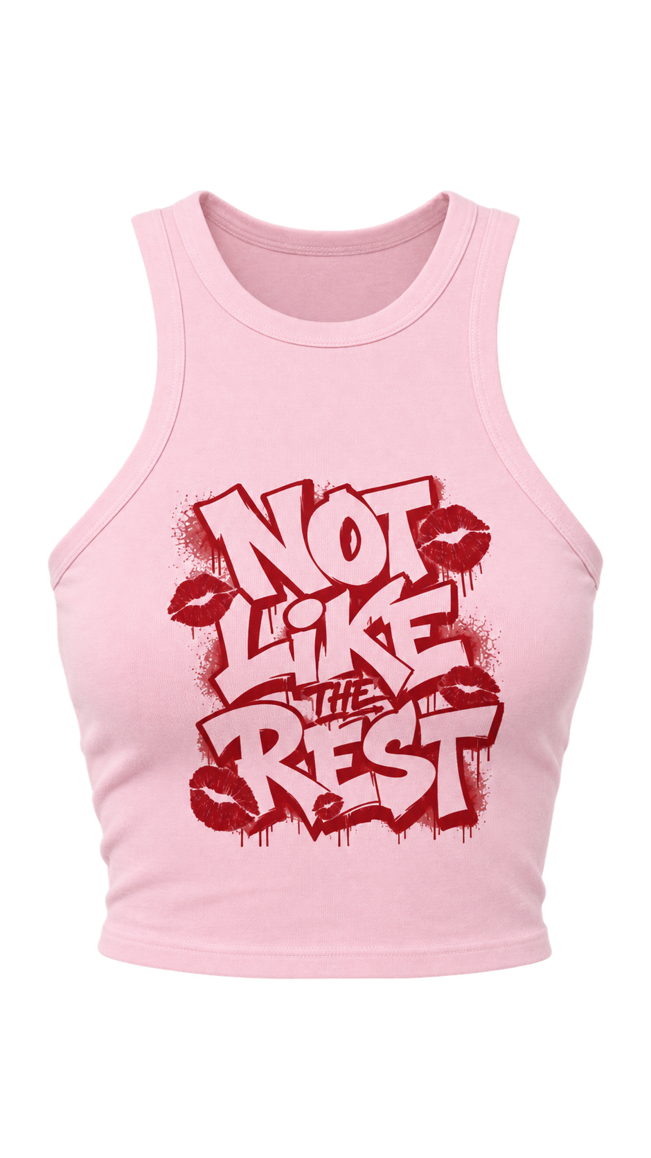 Not like the other Women's Micro Rib Racer Tank Top