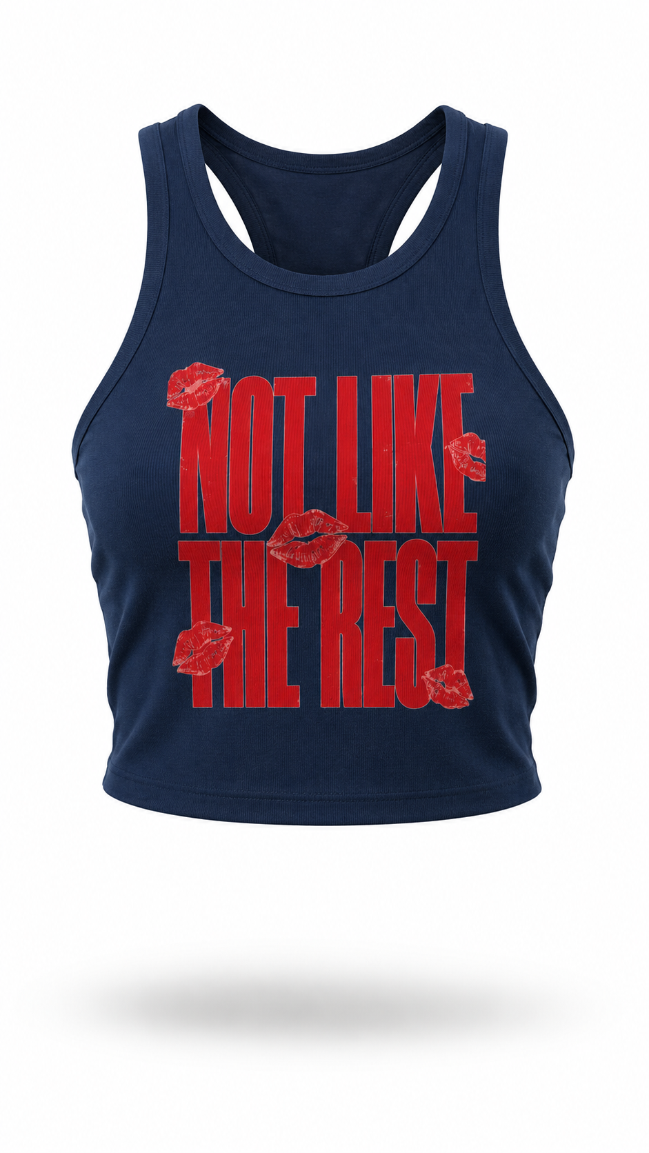 Not like others Women's Micro Rib Racer Tank Top