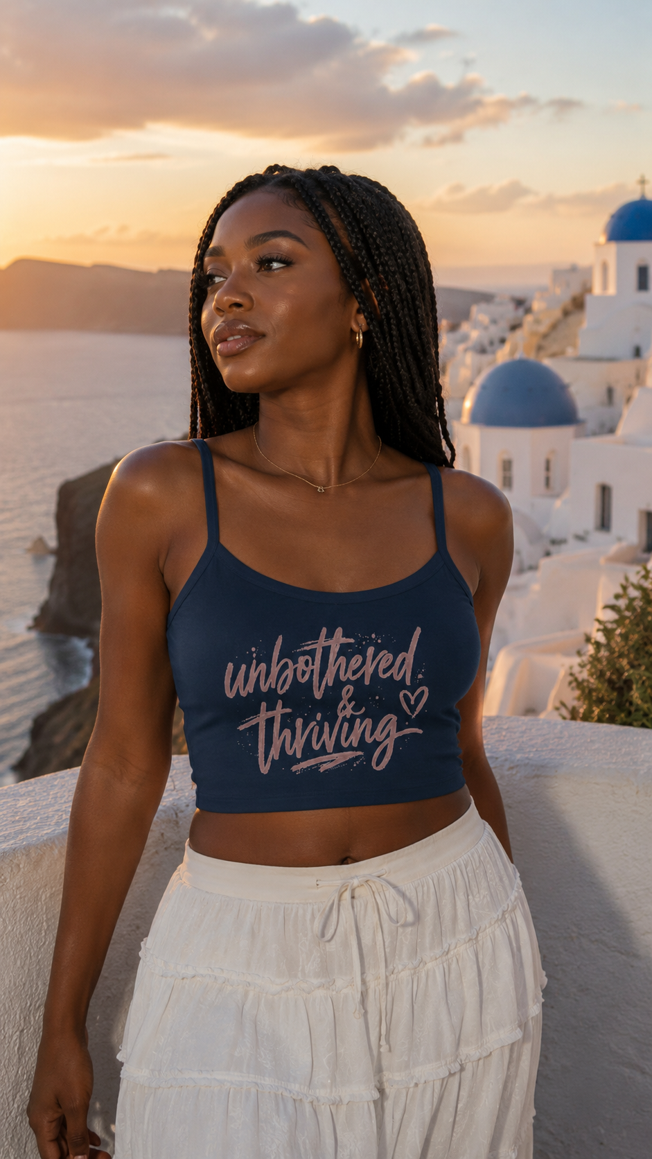 Unbothered Women's Spaghetti Strap Tank Top