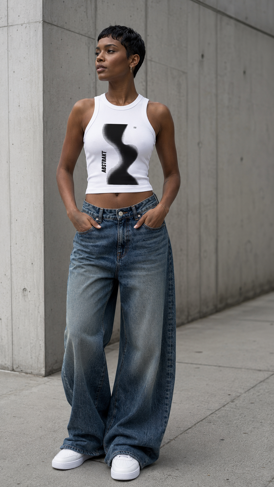 Women's Micro Rib Racer Tank Top