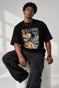 Sun&moon Men's Box Tee