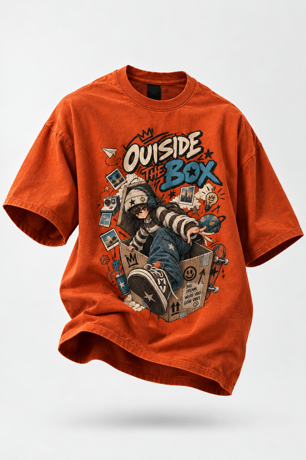 outside the box  Max Heavyweight Garment-Dyed T-Shirt