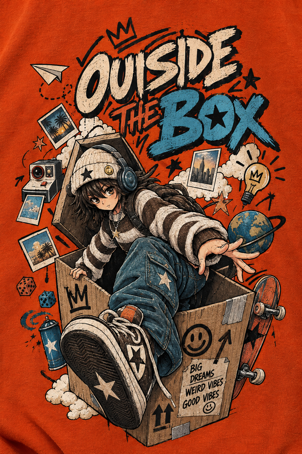 outside the box  Max Heavyweight Garment-Dyed T-Shirt