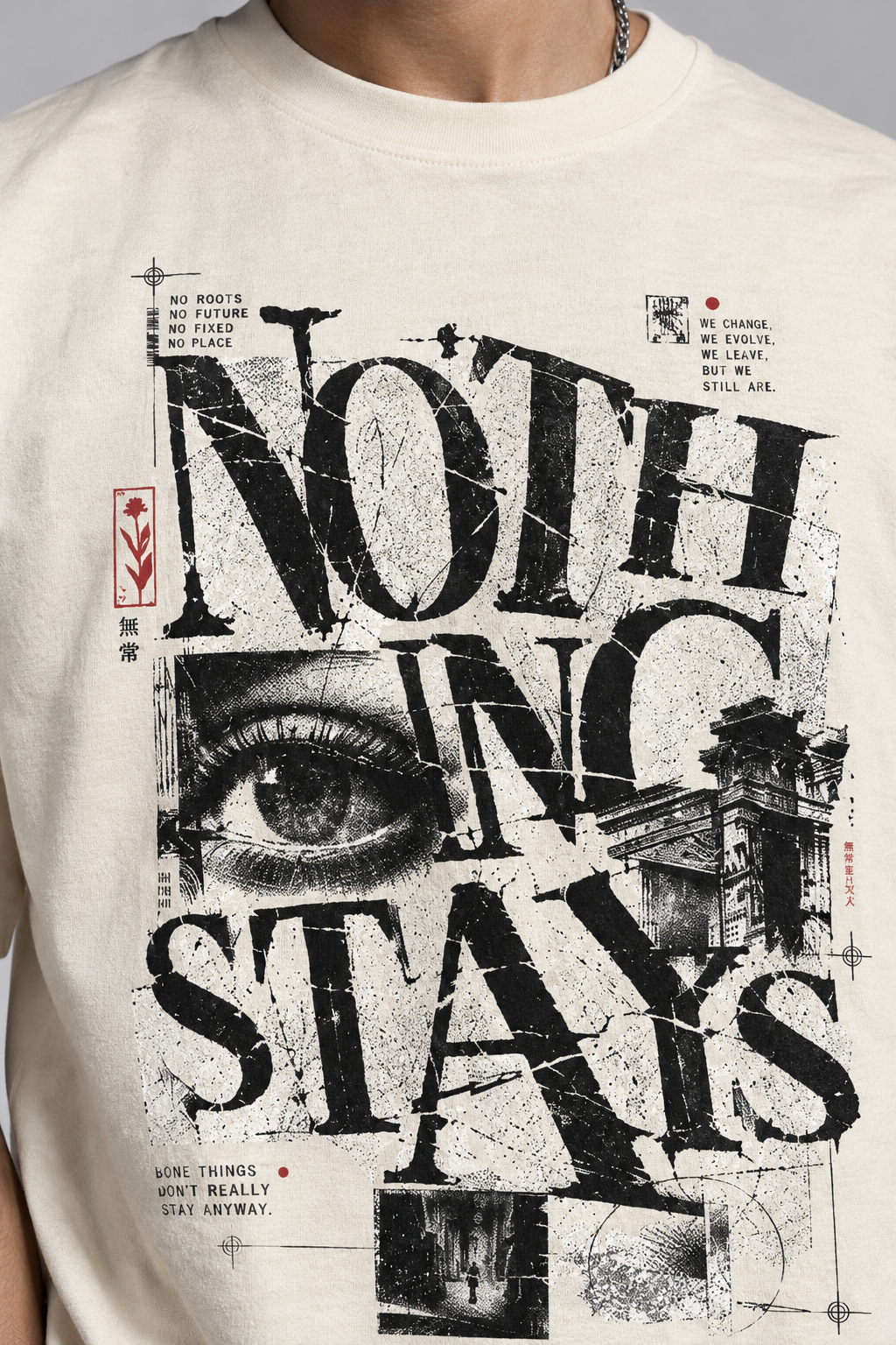 nothing stay's Men's Box Tee