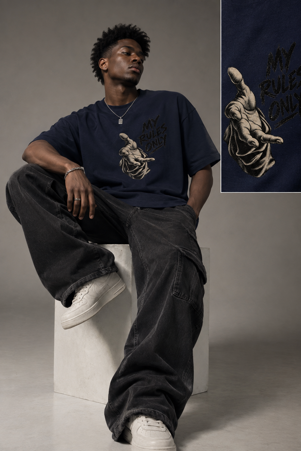 my rules only Men's Box Tee
