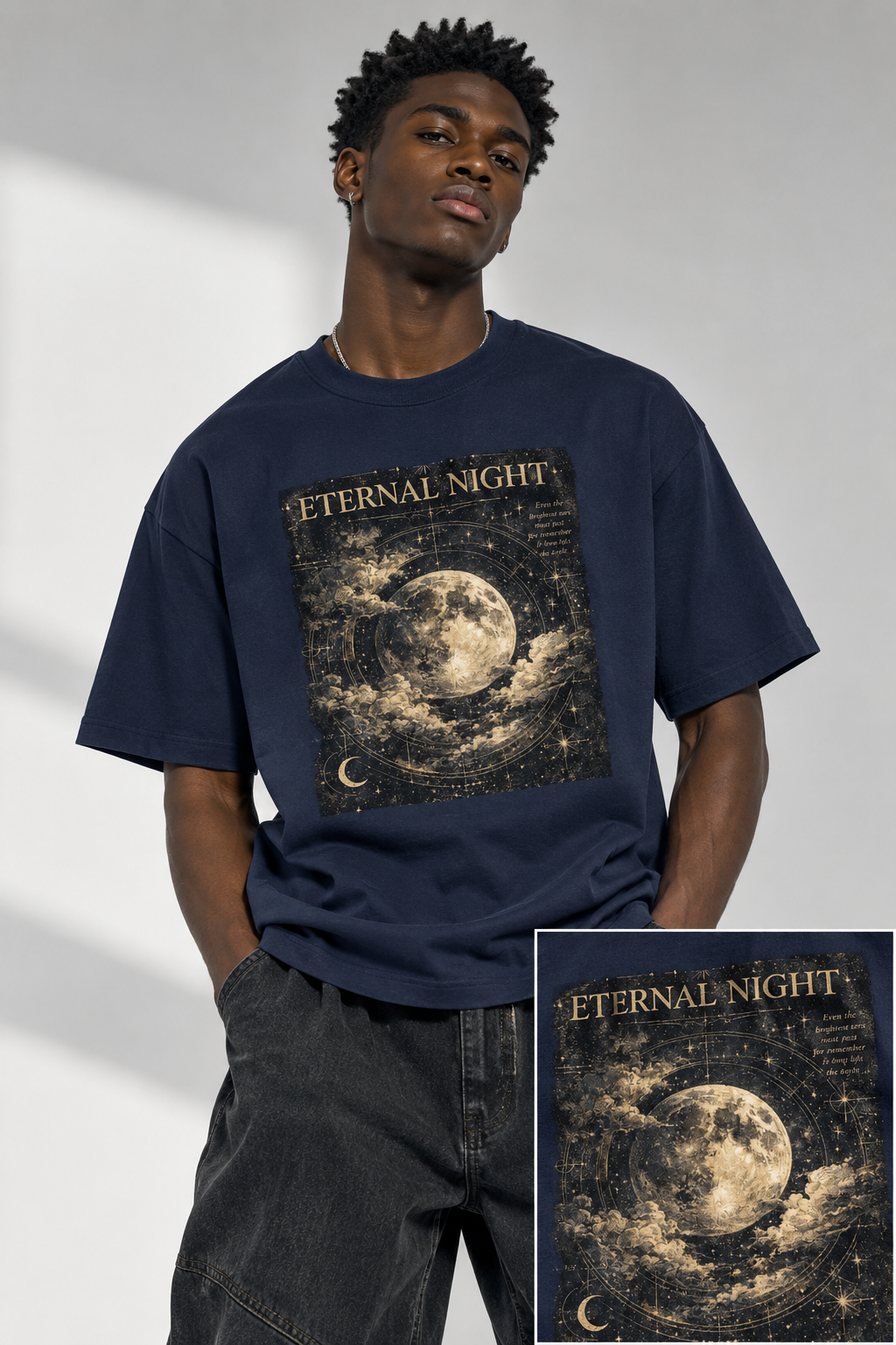 Eternal night Men's Box Tee