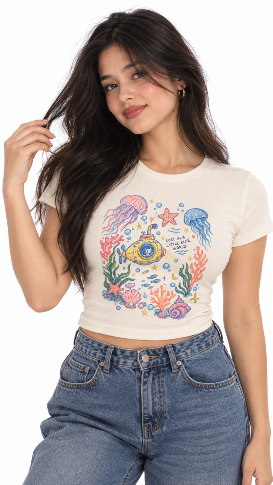 Women's Micro Rib Baby Tee
