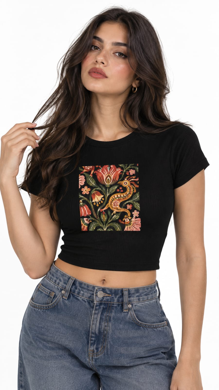 Women's Micro Rib Baby Tee