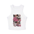 main character energy Women's Micro Rib Racer Tank Top